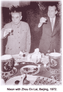Nixon with Zhou en Lai